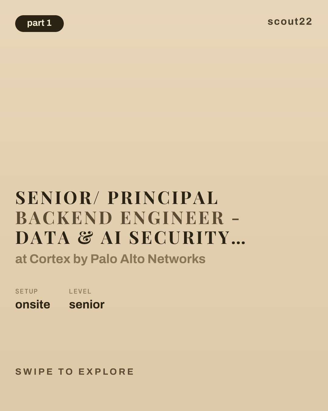 Senior/ Principal Backend Engineer - Data & AI Security (Cortex Cloud) at Cortex by Palo Alto Networks