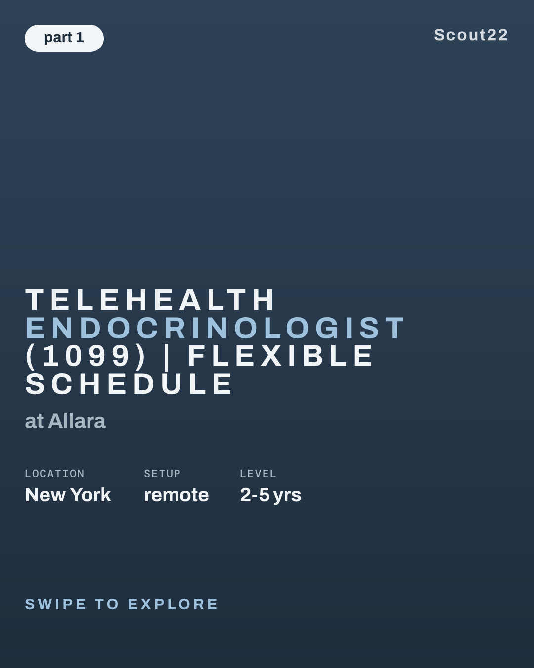 Telehealth Endocrinologist (1099) | Flexible Schedule at Allara