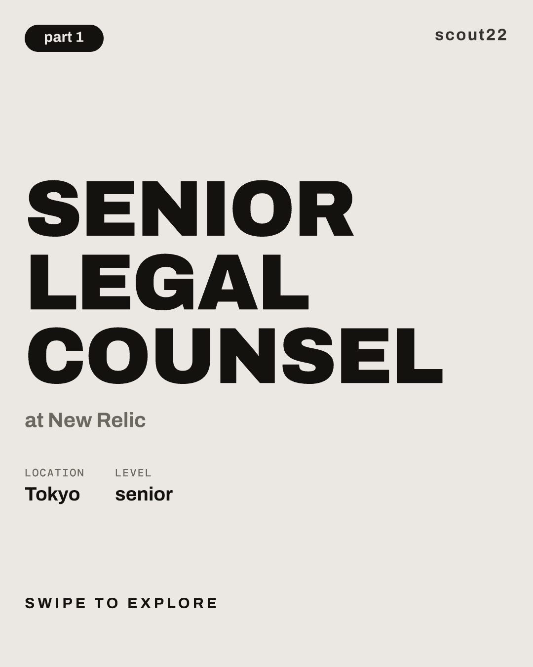 Senior Legal Counsel at New Relic