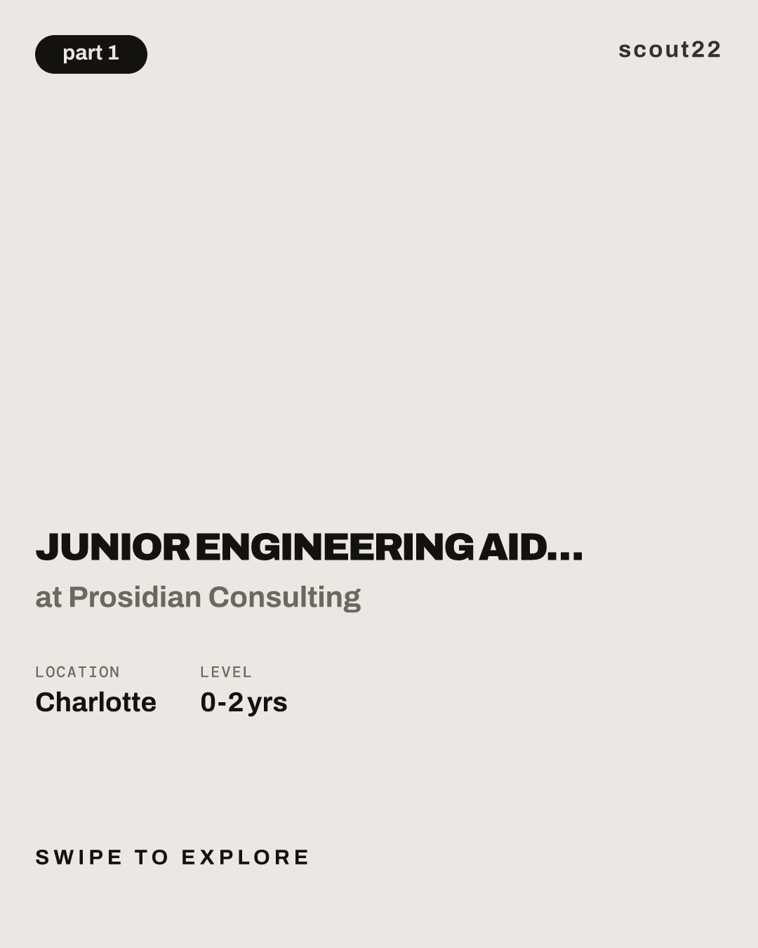 Junior Engineering Aide | Engineering [COC0097294] at Prosidian Consulting