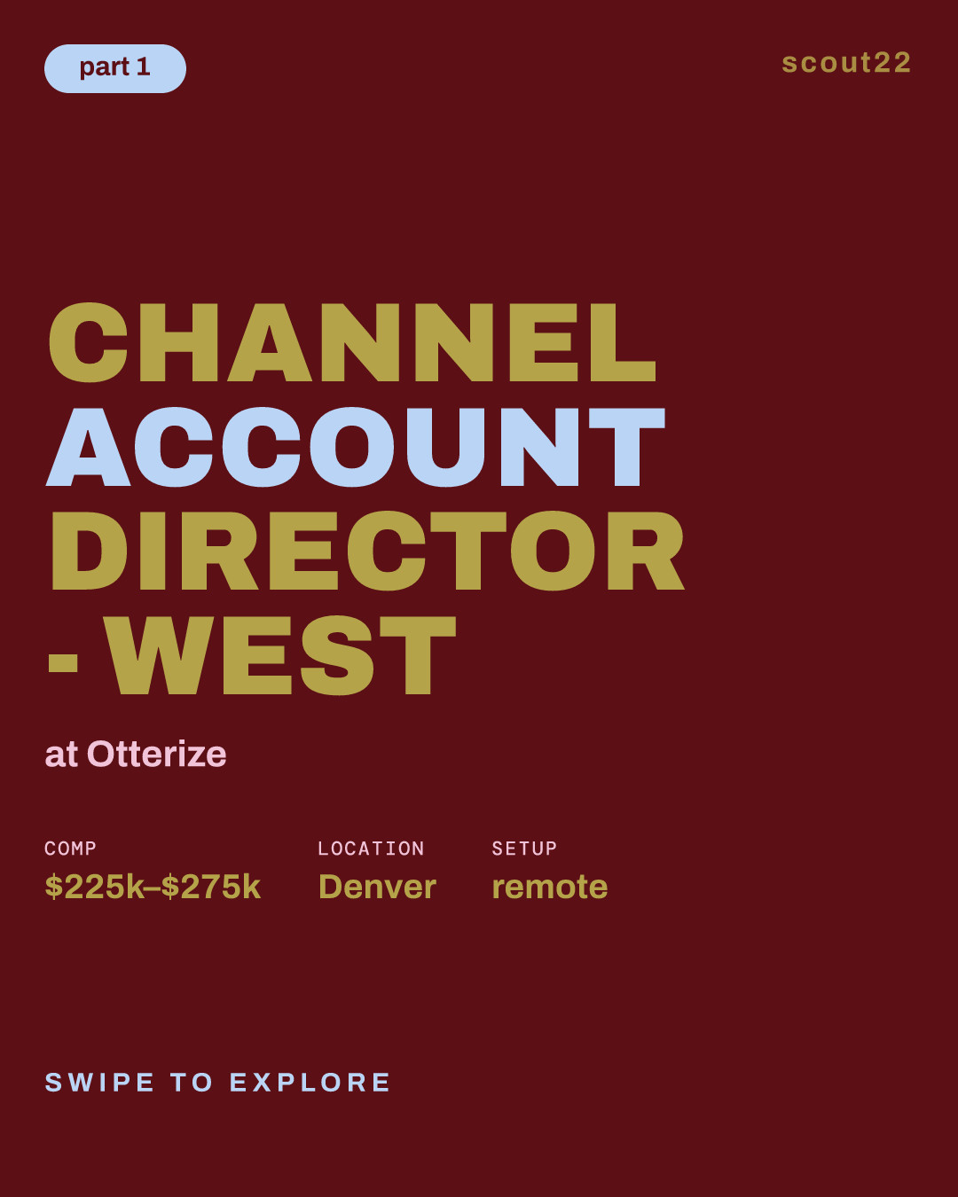 Channel Account Director - West at Otterize