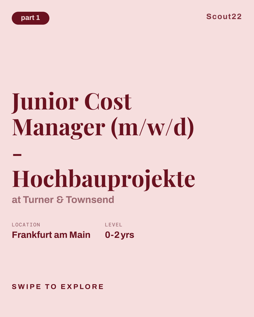 Junior Cost Manager (m/w/d) - Hochbauprojekte at Turner & Townsend