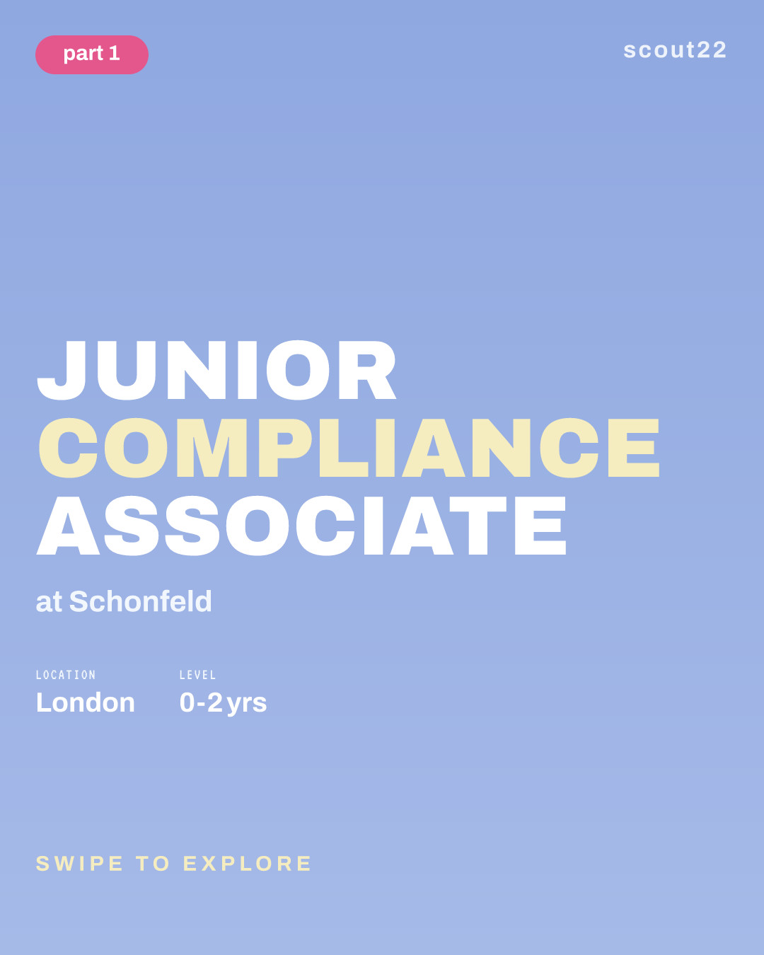 Junior Compliance Associate at Schonfeld