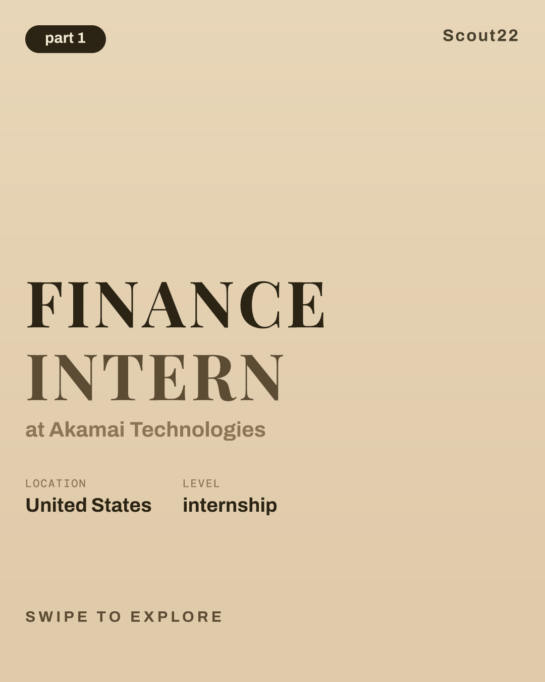 Finance Intern at Akamai Technologies