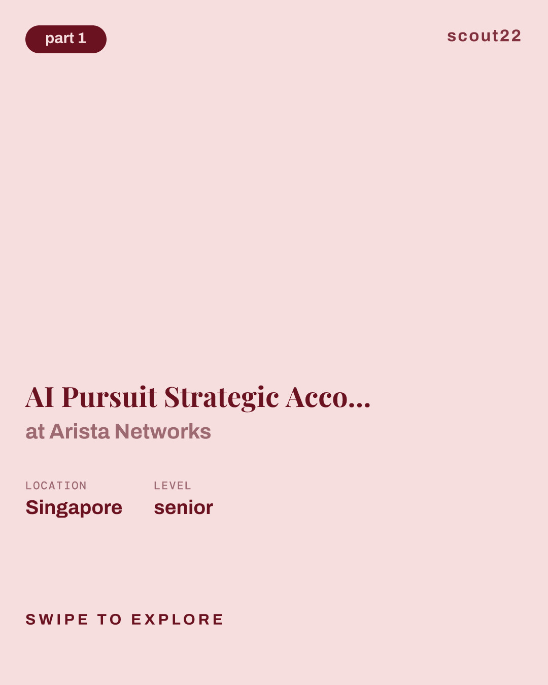 AI Pursuit Strategic Account Manager at Arista Networks
