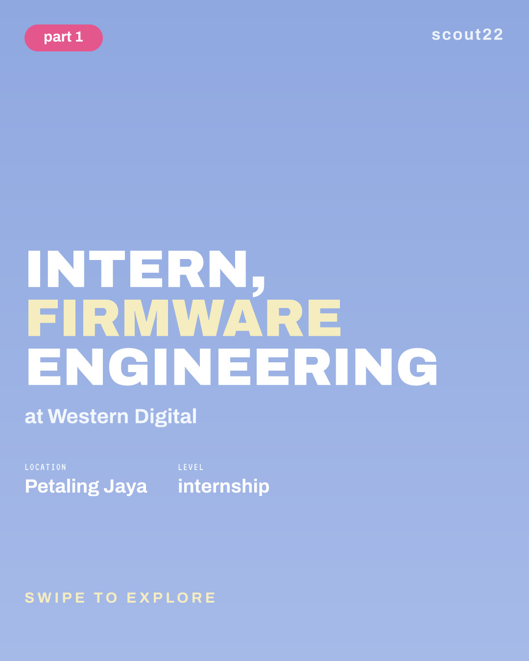 Intern, Firmware Engineering at Western Digital