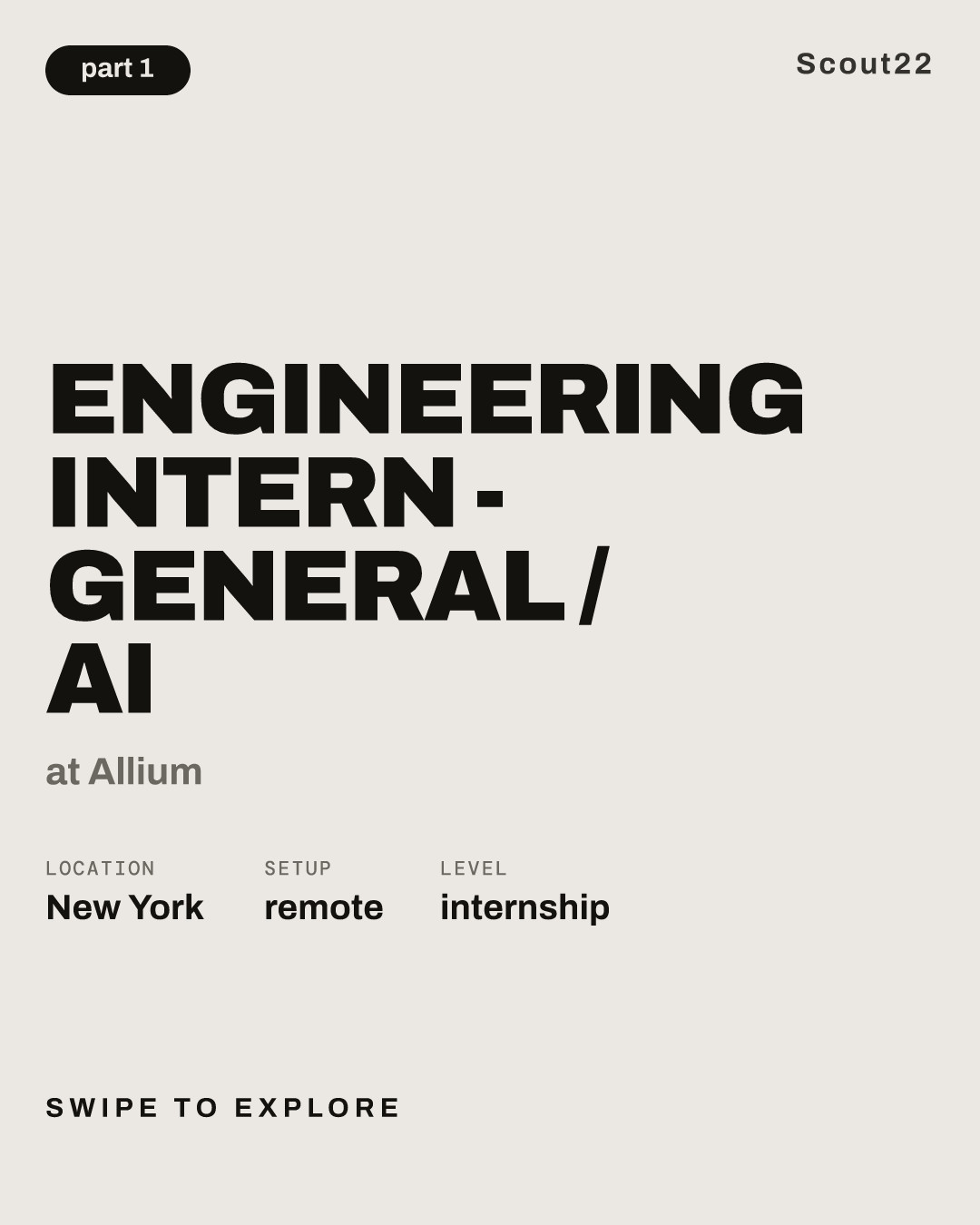 Engineering Intern - General / AI at Allium