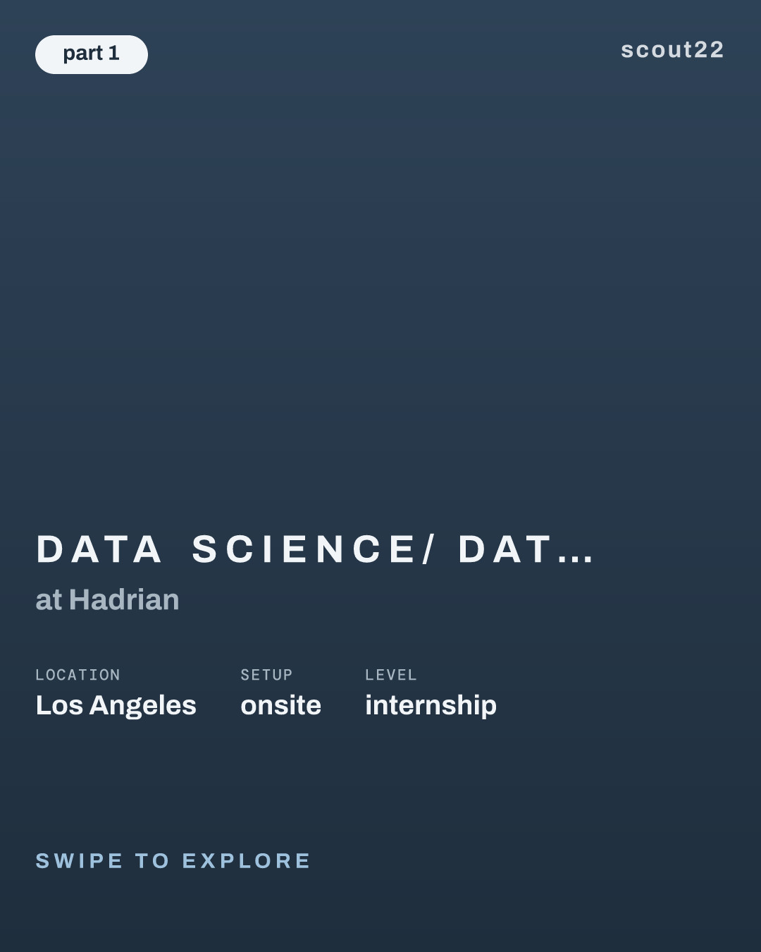 Data Science/ Data Engineer Intern at Hadrian