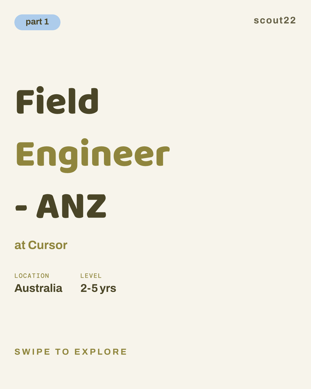 Field Engineer - ANZ at Cursor