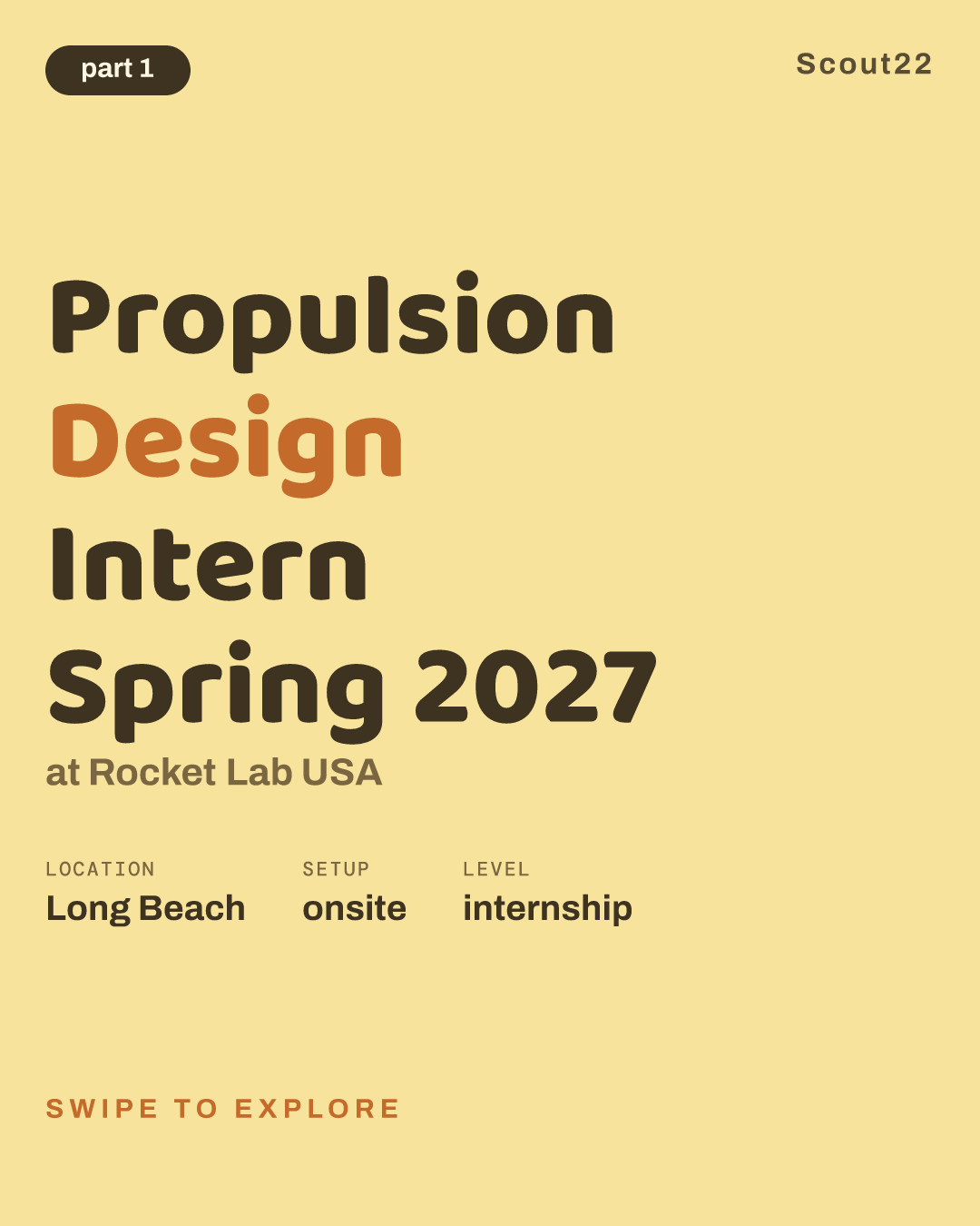 Propulsion Design Intern Spring 2027 at Rocket Lab USA