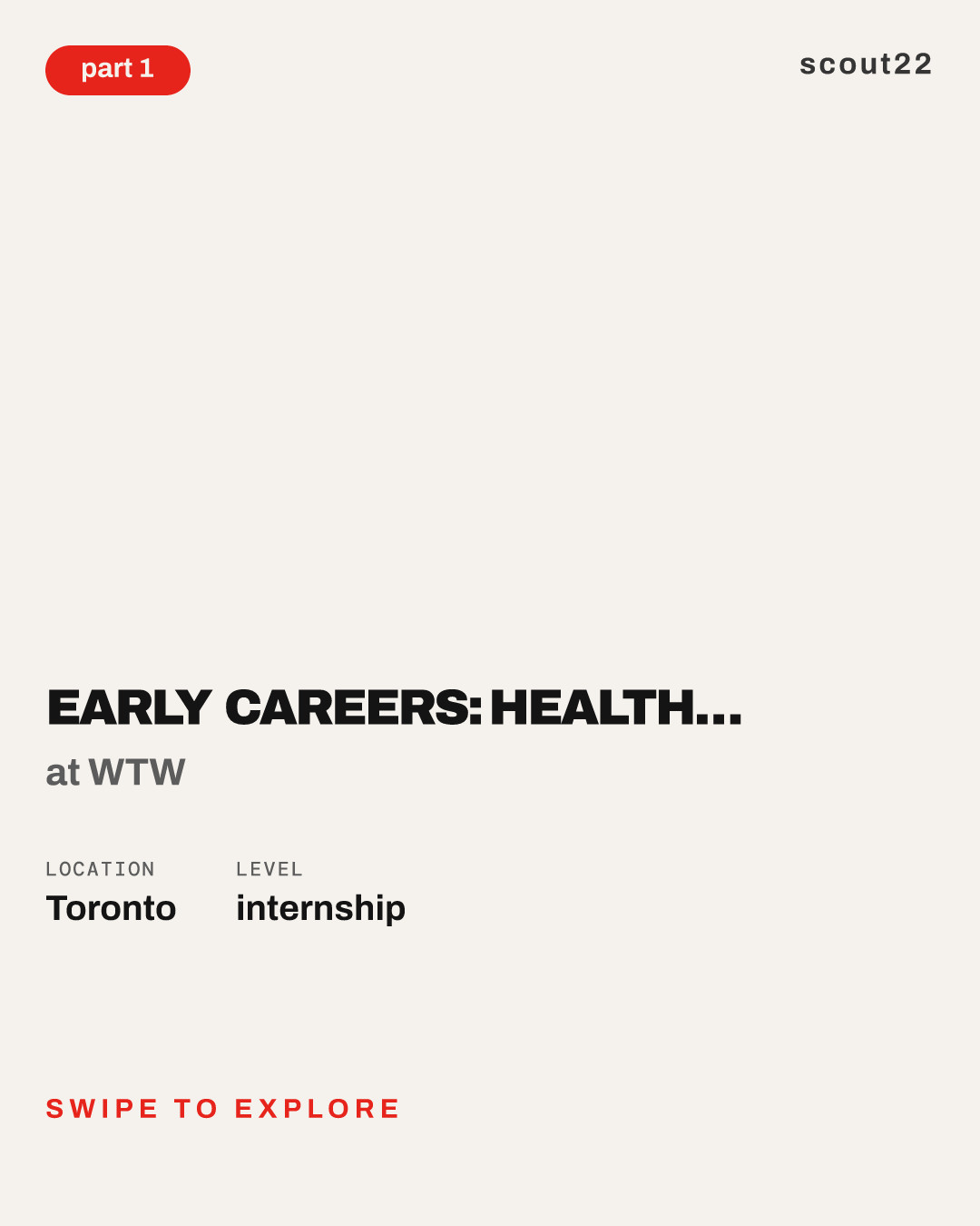 Early Careers: Health and Benefits Internship – Winter, Summer or Fall 2027 – Toronto at WTW