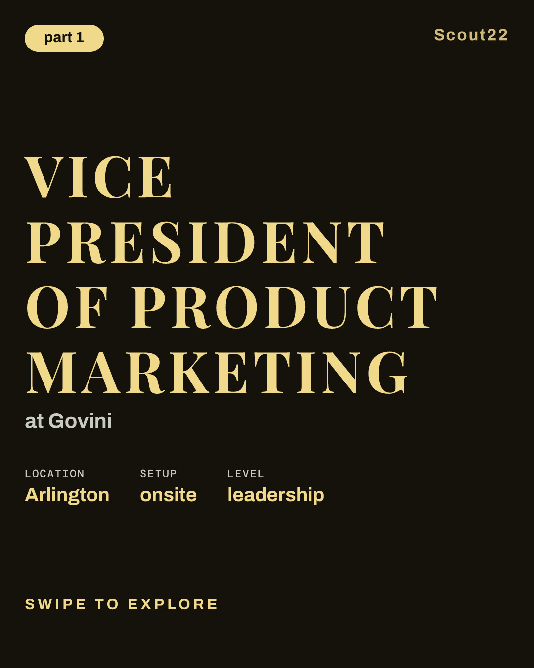 Vice President of Product Marketing at Govini