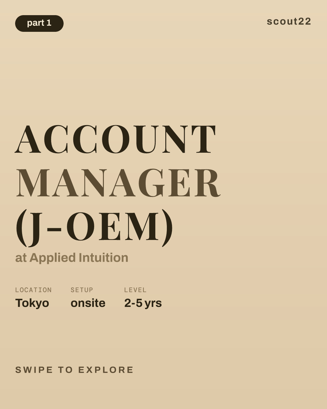 Account Manager (J-OEM) at Applied Intuition