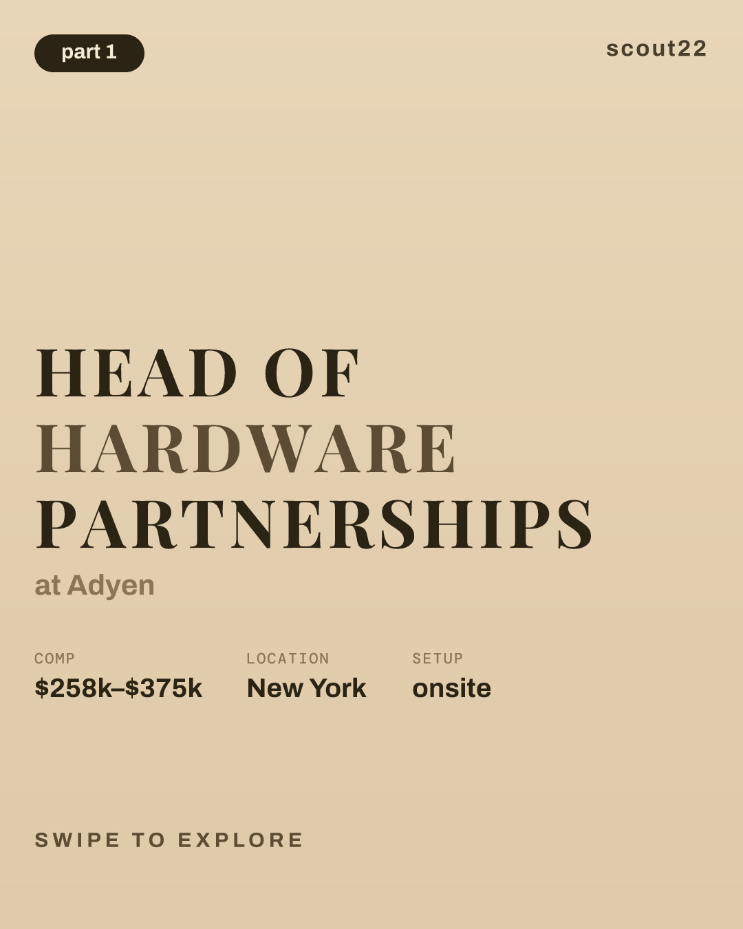 Head of Hardware Partnerships at Adyen