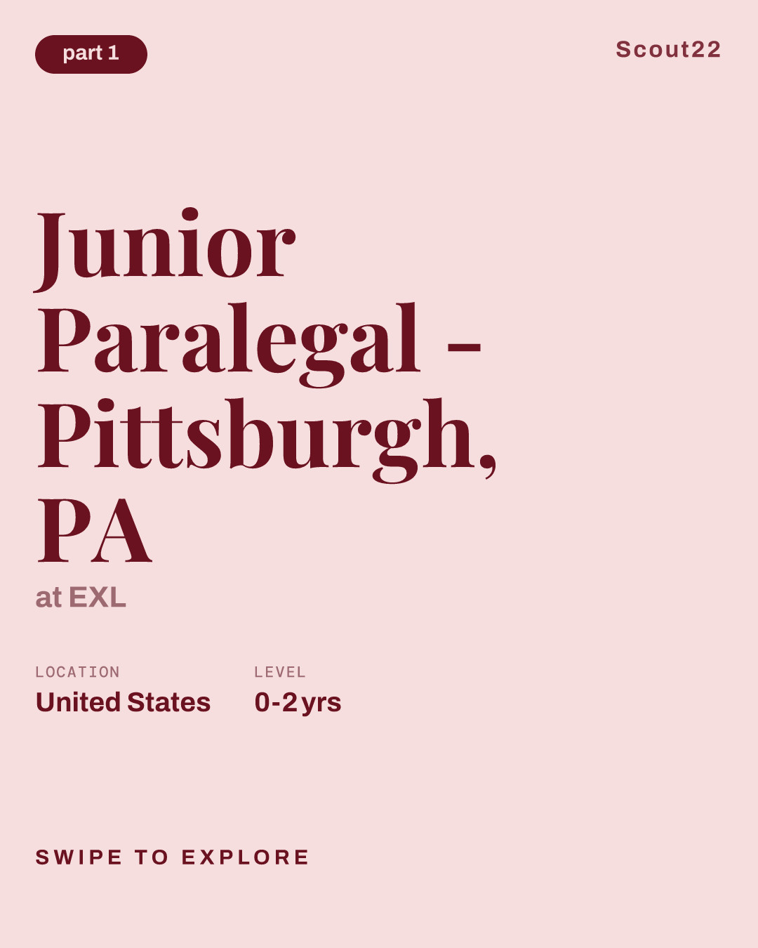 Junior Paralegal - Pittsburgh, PA at EXL