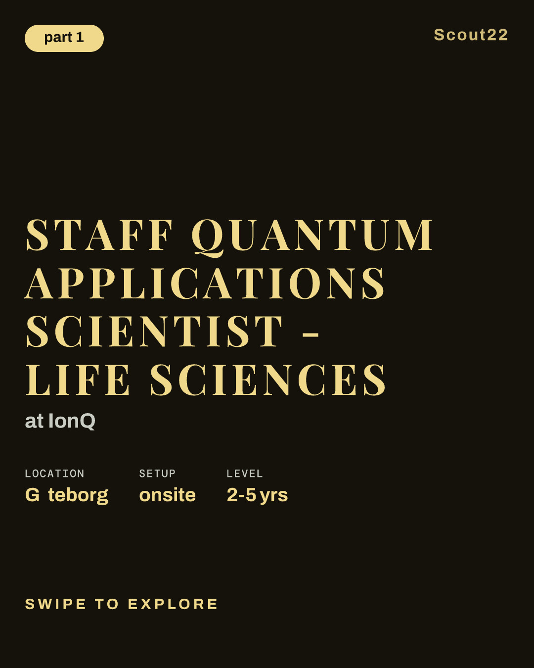 Staff Quantum Applications Scientist - Life Sciences at IonQ
