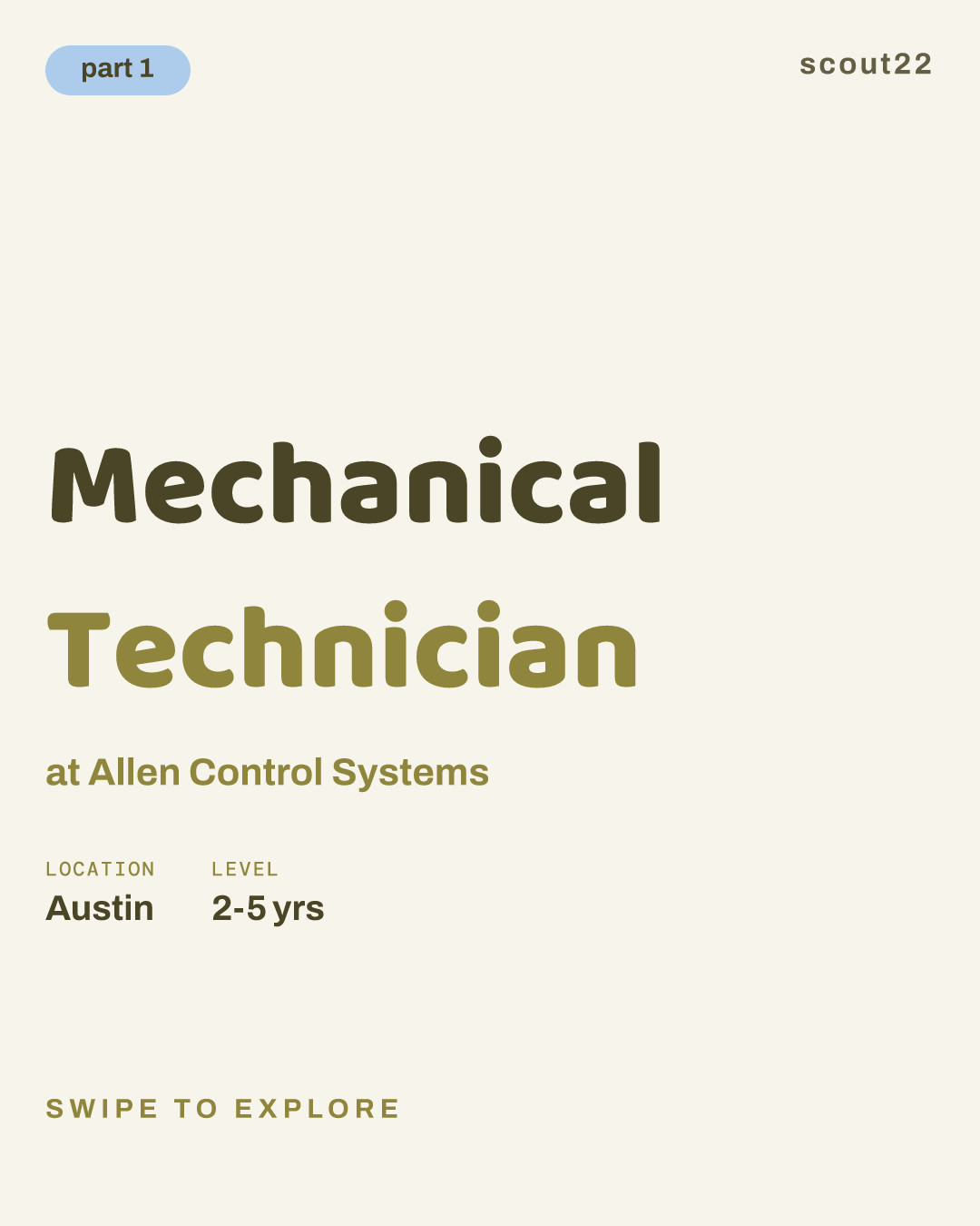 Mechanical Technician at Allen Control Systems