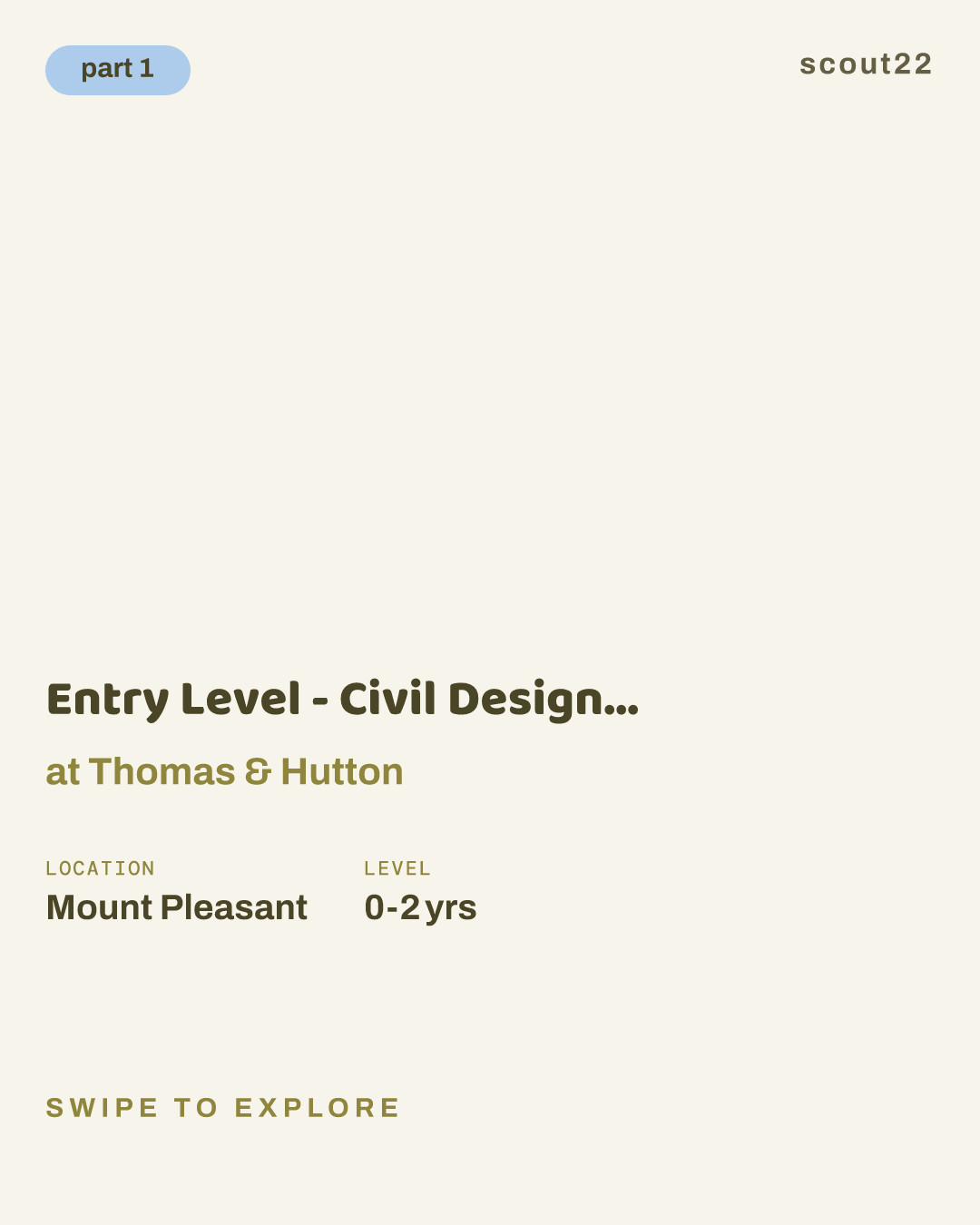 Entry Level - Civil Design Engineer in Training at Thomas & Hutton