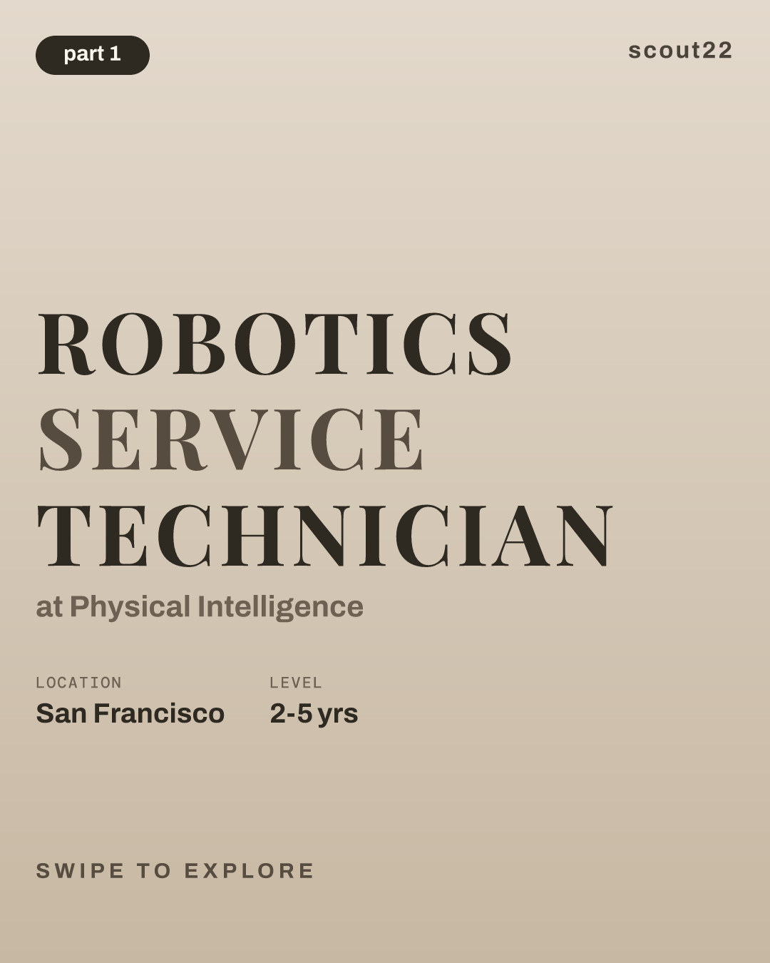 Robotics Service Technician at Physical Intelligence