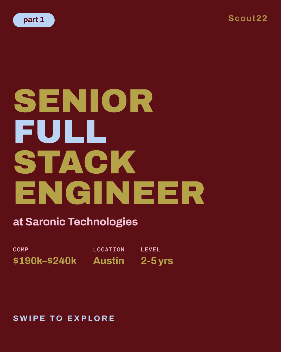 Senior Full Stack Engineer at Saronic Technologies