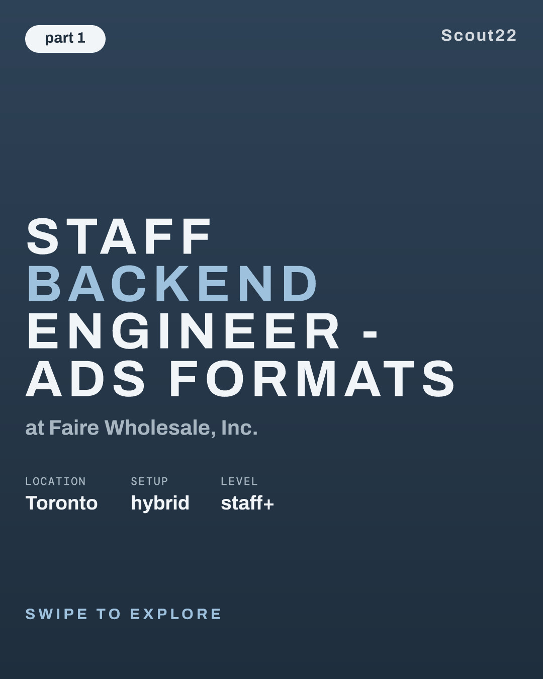 Staff Backend Engineer - Ads Formats at Faire Wholesale, Inc.
