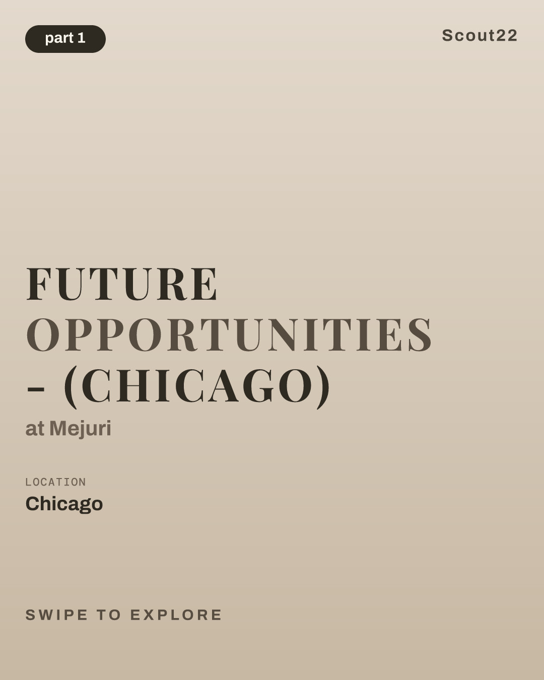 Future Opportunities - (Chicago) at Mejuri