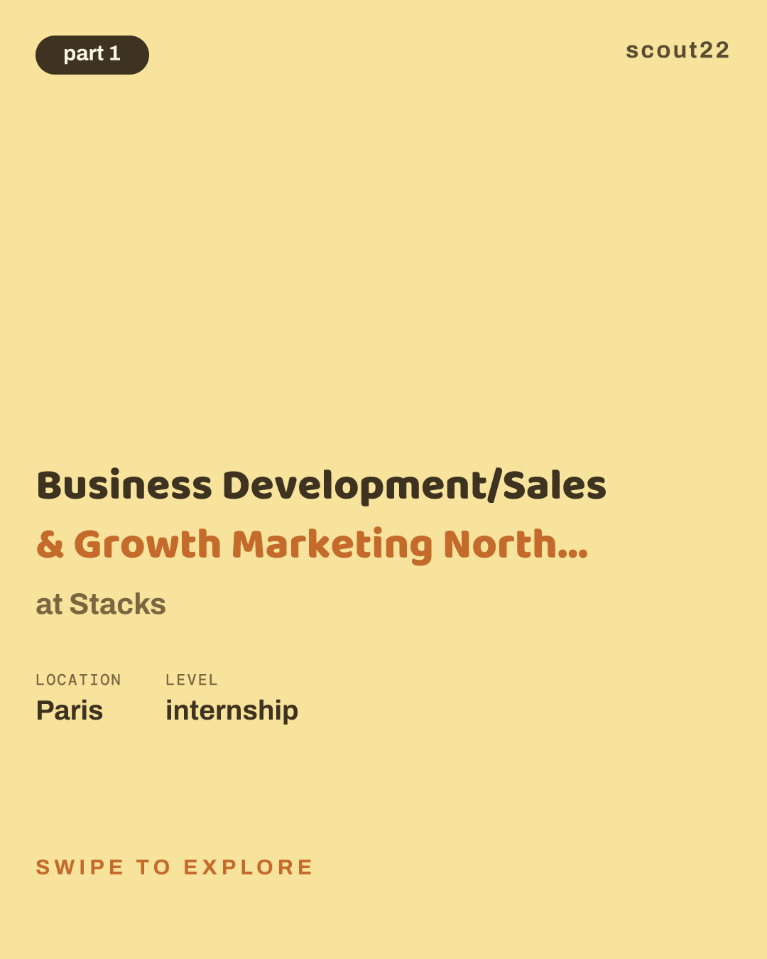 Business Development/Sales & Growth Marketing North America (6-month Internship) at Stacks