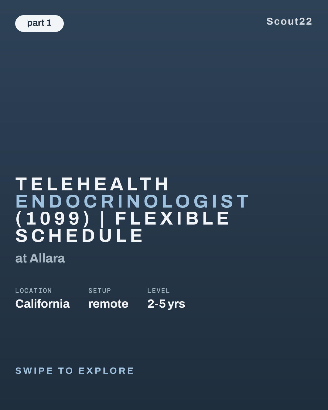 Telehealth Endocrinologist (1099) | Flexible Schedule at Allara
