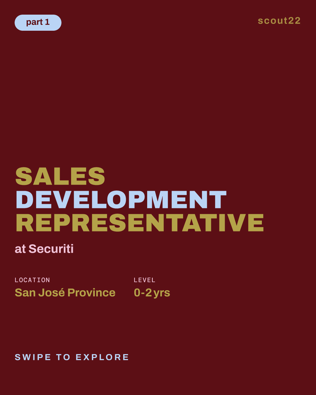 Sales Development Representative at Securiti