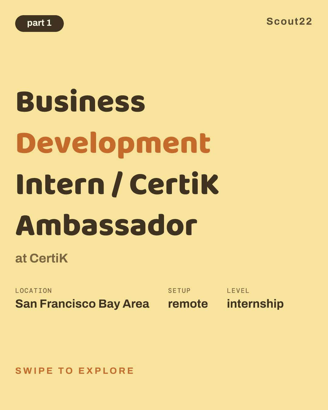 Business Development Intern / CertiK Ambassador at CertiK