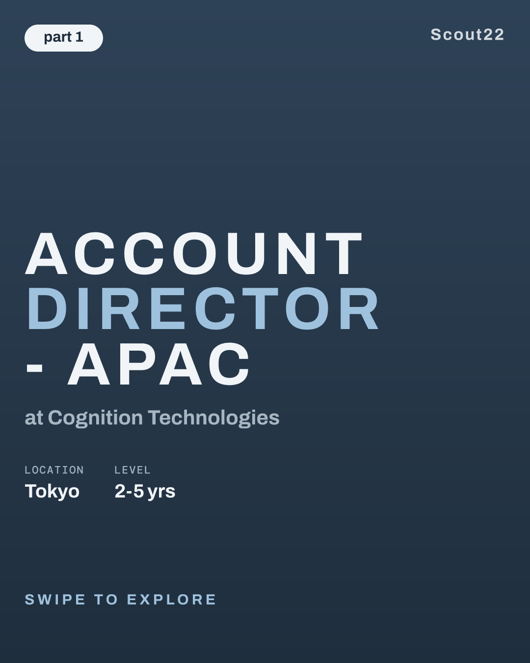 Account Director - APAC at Cognition Technologies