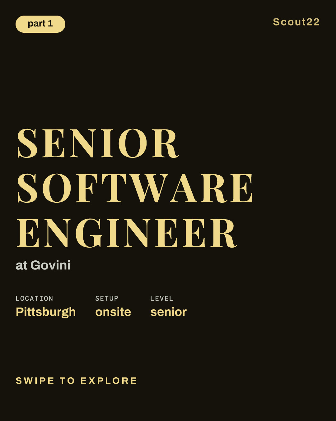 Senior Software Engineer at Govini