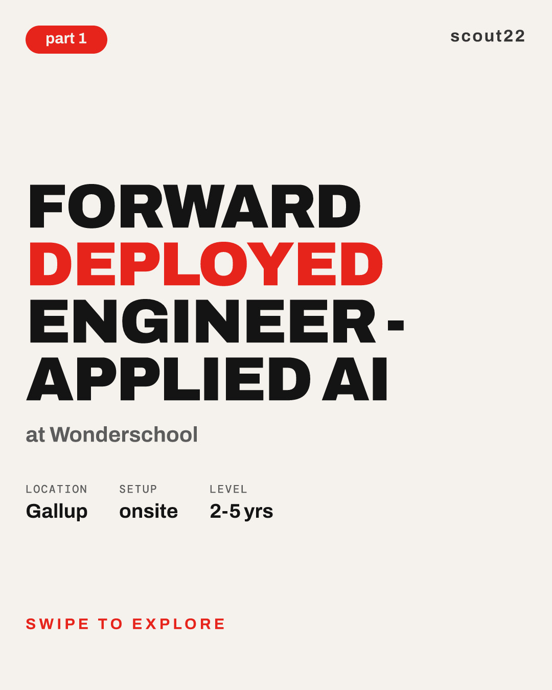 Forward Deployed Engineer - Applied AI at Wonderschool