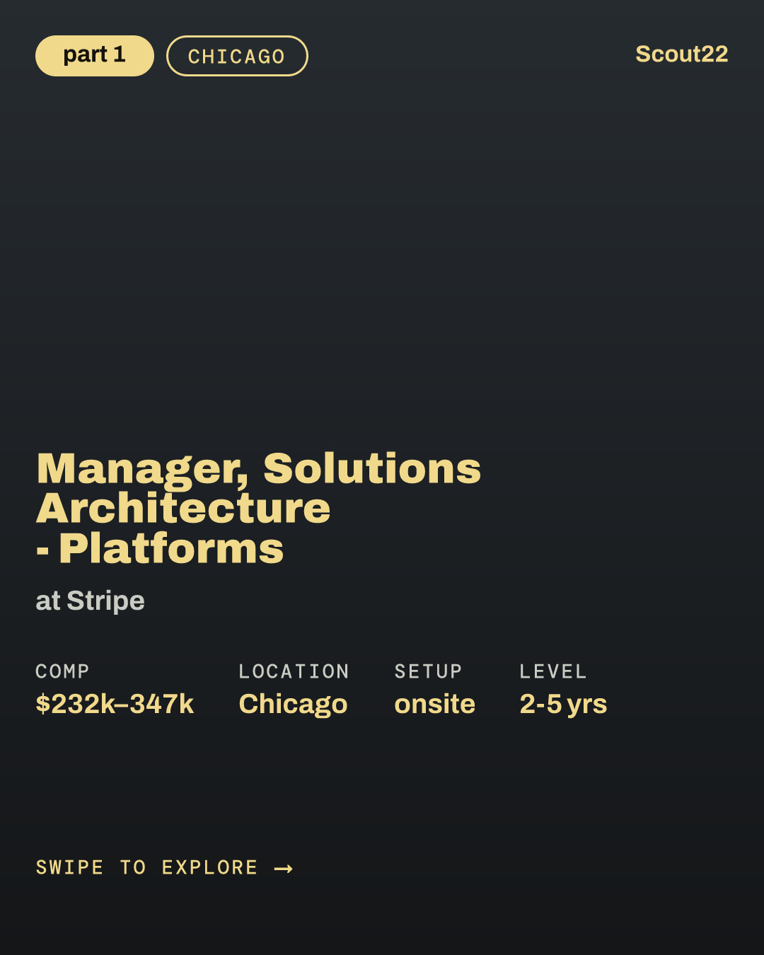 Manager, Solutions Architecture - Platforms (Chicago) at Stripe