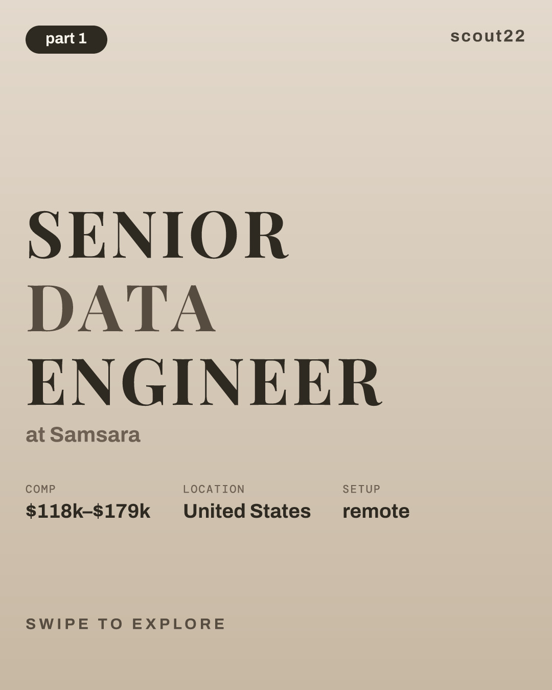 Senior Data Engineer at Samsara