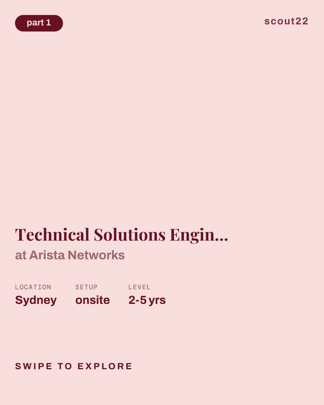 Technical Solutions Engineer, Campus & WiFi-focused - Sydney at Arista Networks