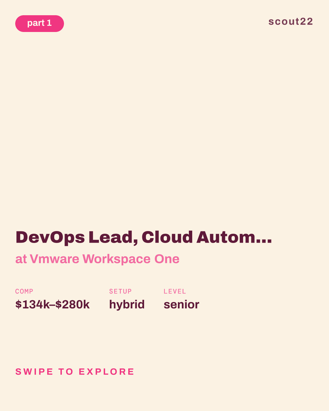 DevOps Lead, Cloud Automation & Reliability at Vmware Workspace One
