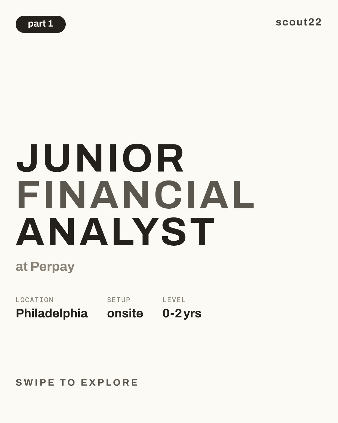 Junior Financial Analyst at Perpay