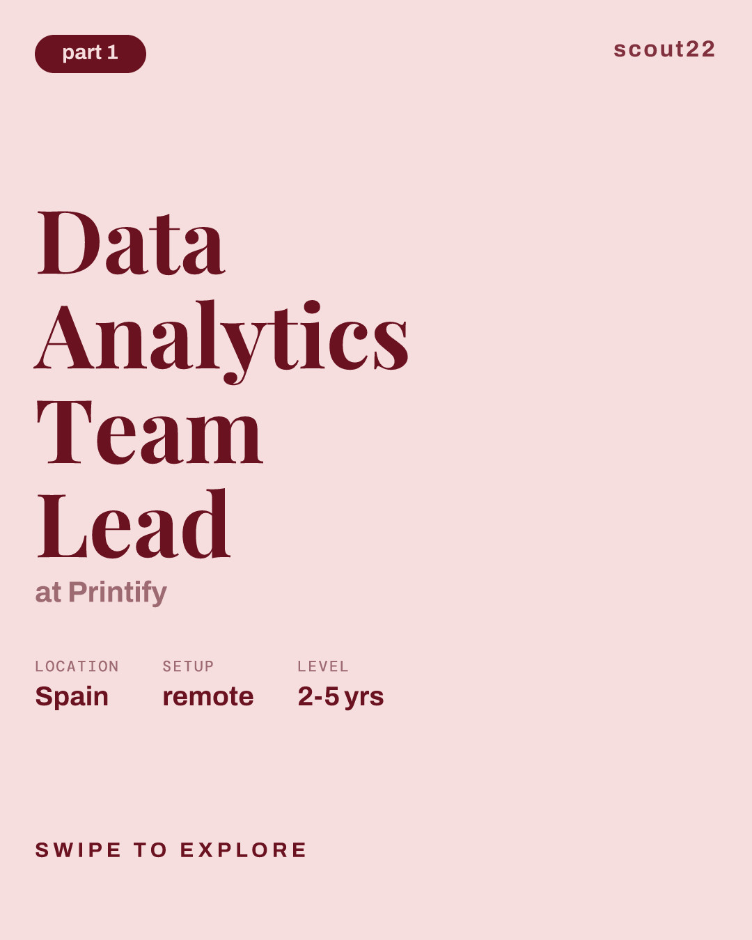 Data Analytics Team Lead at Printify