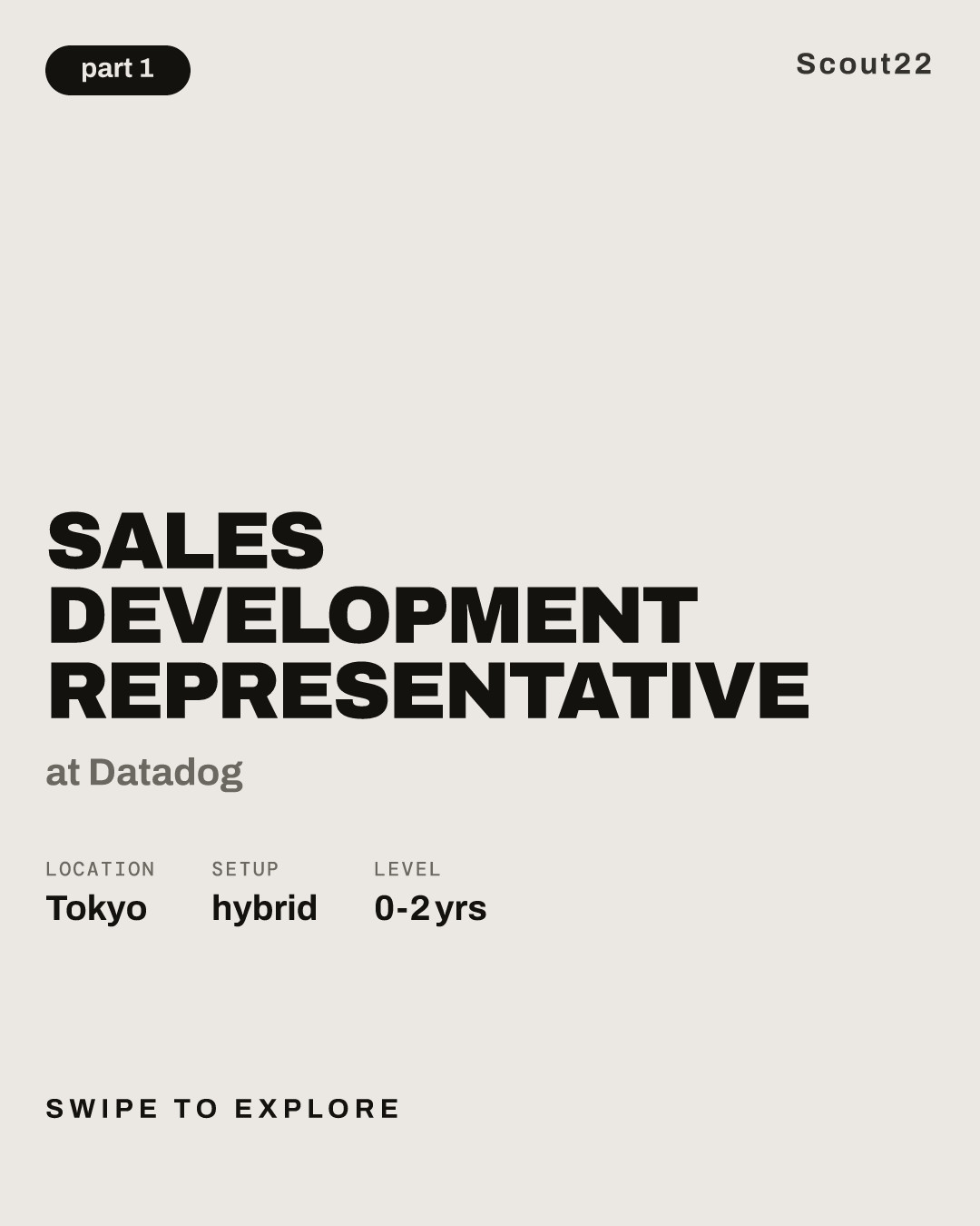 Sales Development Representative at Datadog