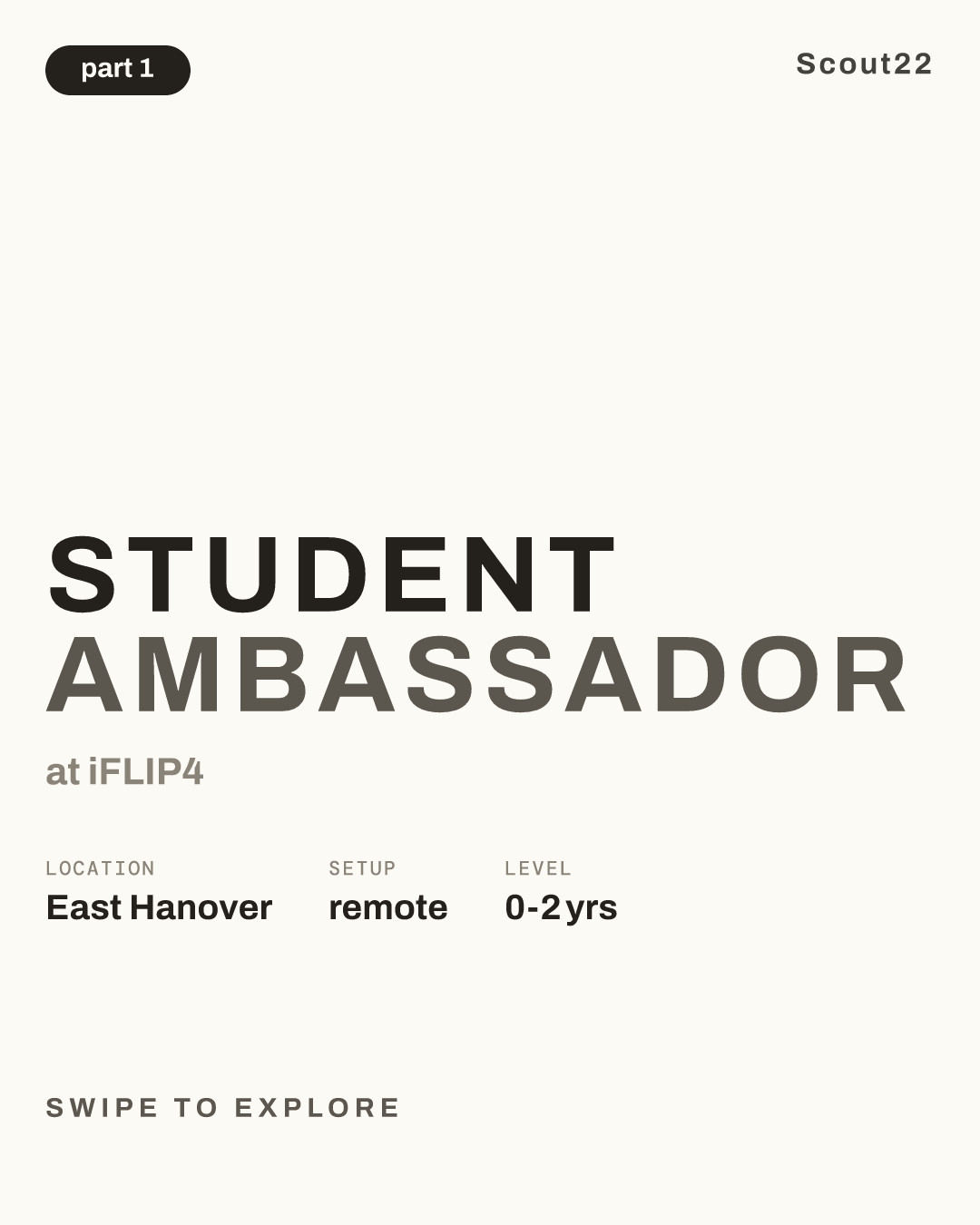 Student Ambassador at iFLIP4