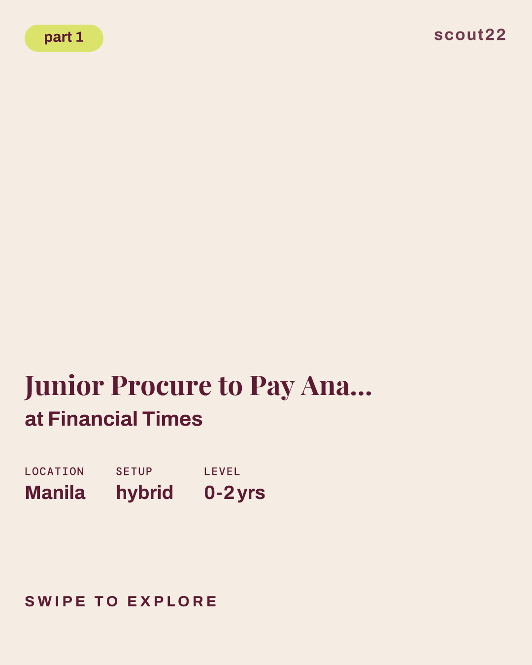 Junior Procure to Pay Analyst- Fixed term Contract at Financial Times