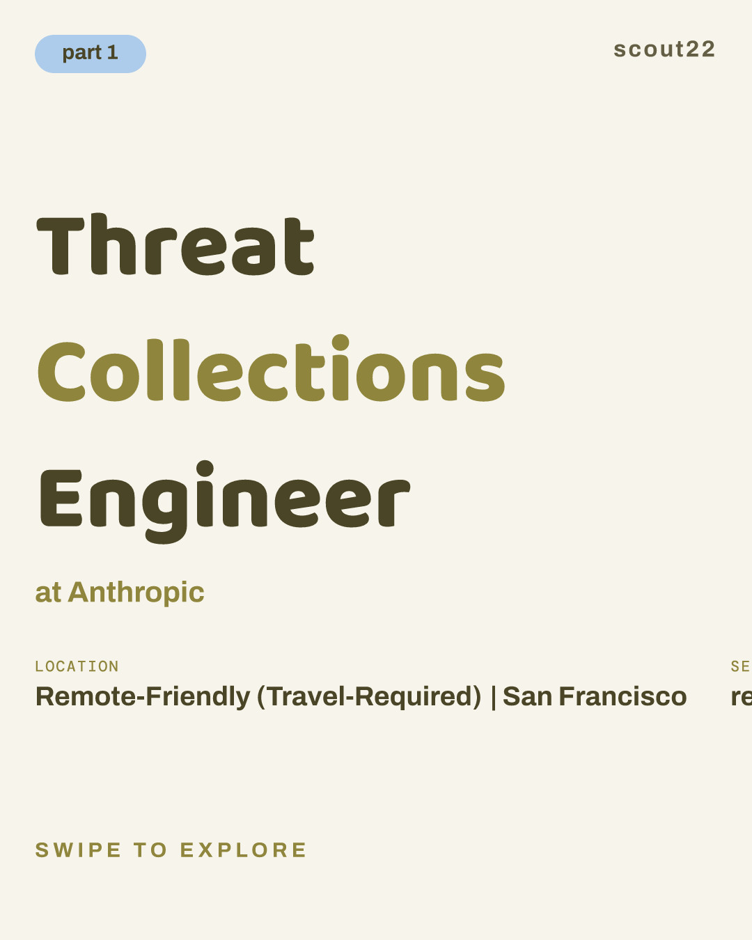 Threat Collections Engineer at Anthropic