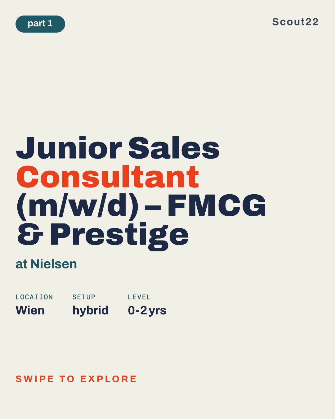 Junior Sales Consultant (m/w/d) – FMCG & Prestige at Nielsen
