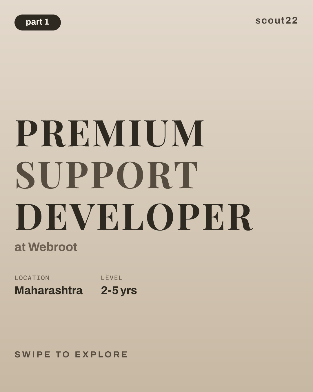 Premium Support Developer at Webroot