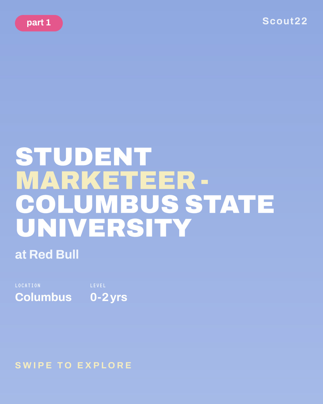 Student Marketeer - Columbus State University at Red Bull