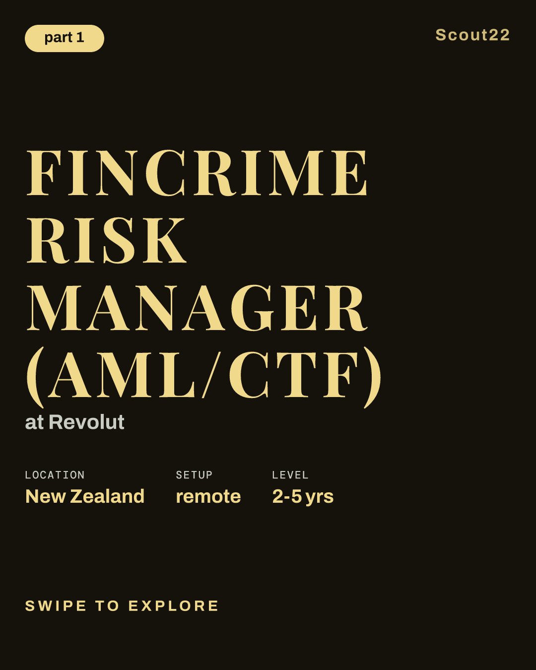 FinCrime Risk Manager (AML/CTF) at Revolut