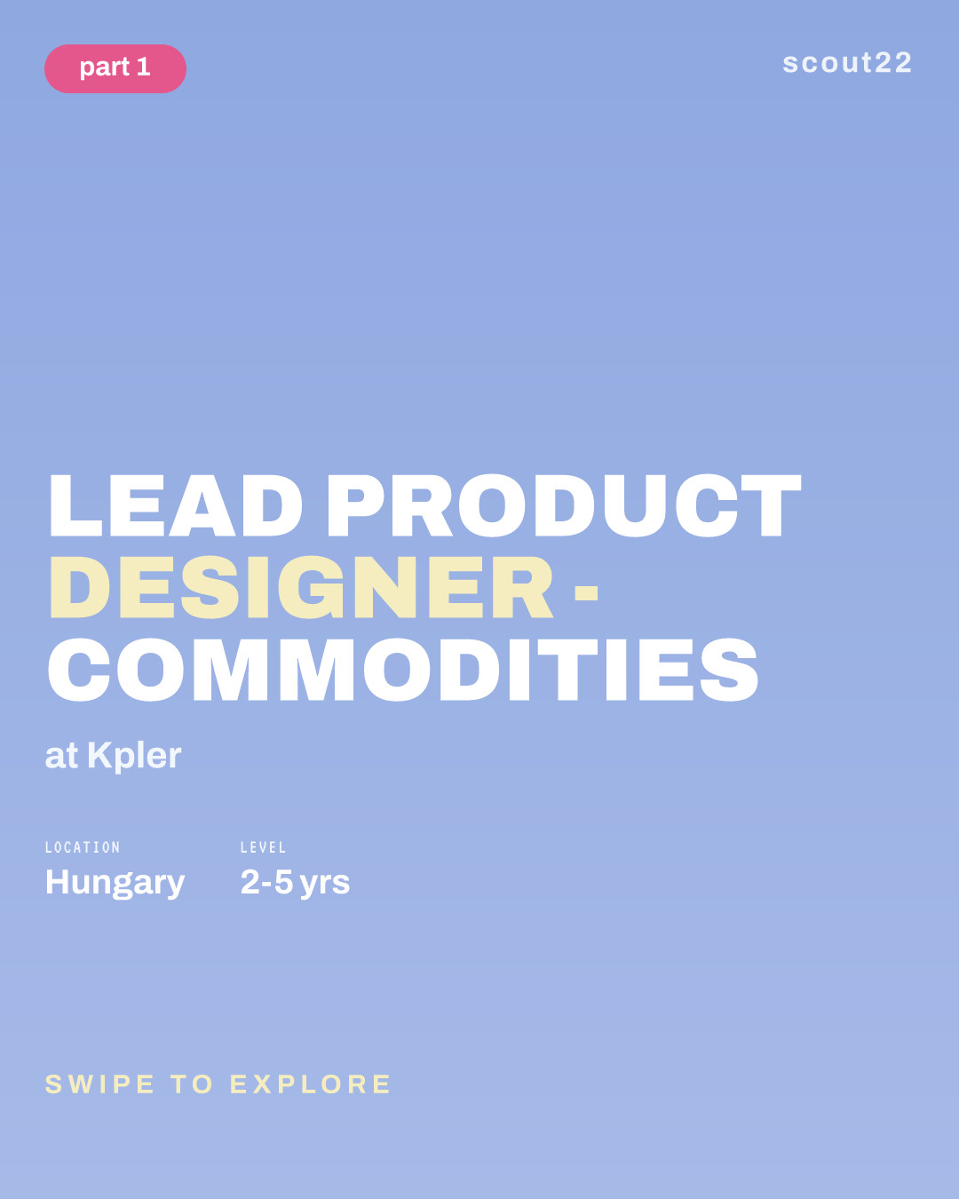 Lead Product Designer - Commodities at Kpler