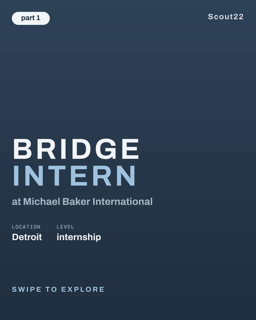 Bridge Intern at Michael Baker International
