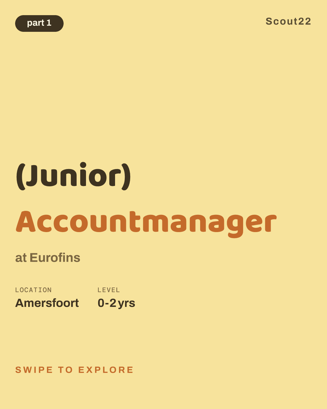 (Junior) Accountmanager at Eurofins
